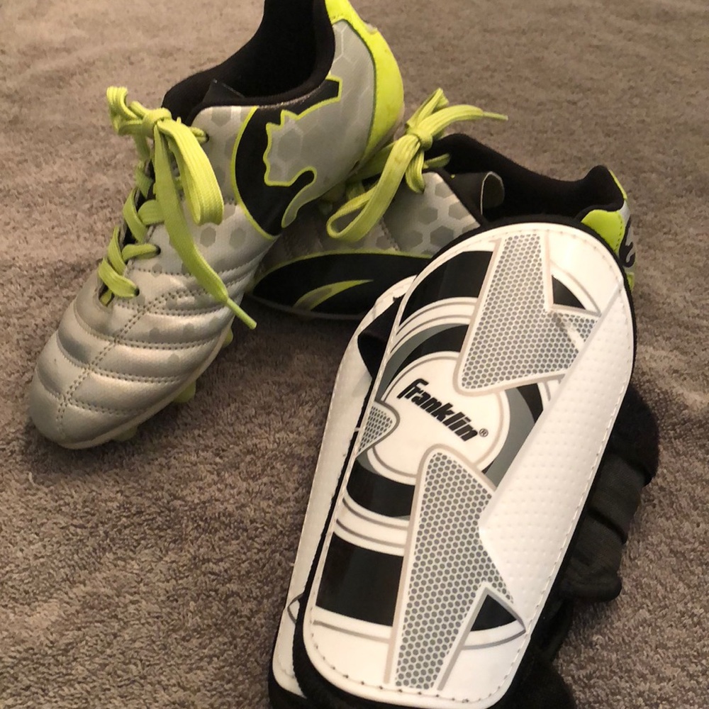 Procat Puma Soccer Cleats & Franklin shinguards